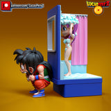 MANGA128 - Legendary Character design, Yamcha and Bulma，3d STL resin print download files