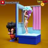 MANGA128 - Legendary Character design, Yamcha and Bulma，3d STL resin print download files