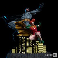 NW003 - Comic character desifn, DC batman and robin, 3d stl print files