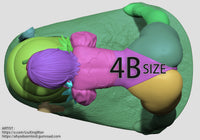 MN093 - Games female character, Automata 2B, 3d stl file instand download