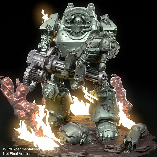 NW004 -Lendary character design, ArtStation - Perturabo The Hammer of Olympia, 3d stl print files