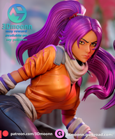 R007 - Games character design,Bleach Yoruichi NSFW, 3D STL model design print download files