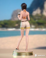 TU033 - Games Female character design, Yuffie Ice Cream Final Fantasy, 3D Printer Files, 3d stl resin print download files