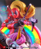 N018 - Marvel character model design stl file, The Female Deadpool statue design, 3d stl file instant download files