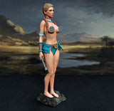 TU021 - Female Character design,Native Woman，3d STL resin print download files