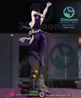 TU066 - Anime Female character design,  Yuzuriha | Jigokuraku, 3d stl resin print download files
