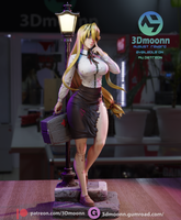 TU112 - Female Character design，High School DxD - Shizuka Marikawa，3d STL resin print download files