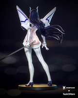 TU054 - Games Character design, Kill La Kill - Satsuki Kiryuin  , 3d STL resin print download files