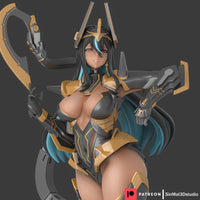 MN103 - Games female character design, the nikke goddess, indivilia , 3d stl instant download files
