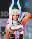 MEI092 - NSFW anime character design, Mirko+NSFW 3D from Hero Academia, 3d stl print files