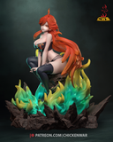 TU113 - NSFW Female Character design，Genshin Impact - Mavuika，3d STL resin print download files