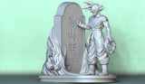 B509 - DBZ anime character design stl, the goku with akira toriyama, 3d stl model design download files