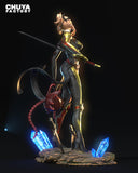 TU008 - Female Character design, Solo Leveling - Cha Hae-In ，3d STL resin print download files