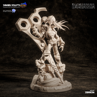 TU036 - Anime character design, Riyo Reaper - Gachiakuta, 3D Printer Files, 3d STL resin print download files