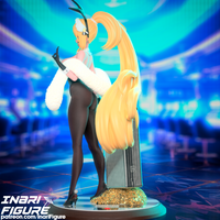 TU099 - Female Character design，Nikke Bunny Rupee ，3d STL resin print download files
