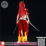 TU163 - Female Character design, Erza，3d STL resin print download files
