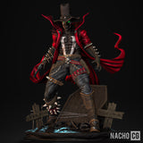 MAN116 - Legendary Character design, Gunslinger Spawn ，3d STL resin print download files
