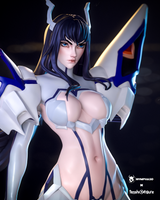 TU054 - Games Character design, Kill La Kill - Satsuki Kiryuin  , 3d STL resin print download files