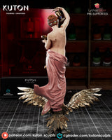 MN066 - NSFW female character design, Hebe the naked woman, 3d stl print files