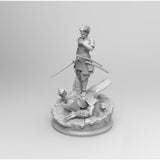 D039 - Comic Hero Character design files, Samurai T kill Bug vialliant, STL 3D model design print dropbox download file