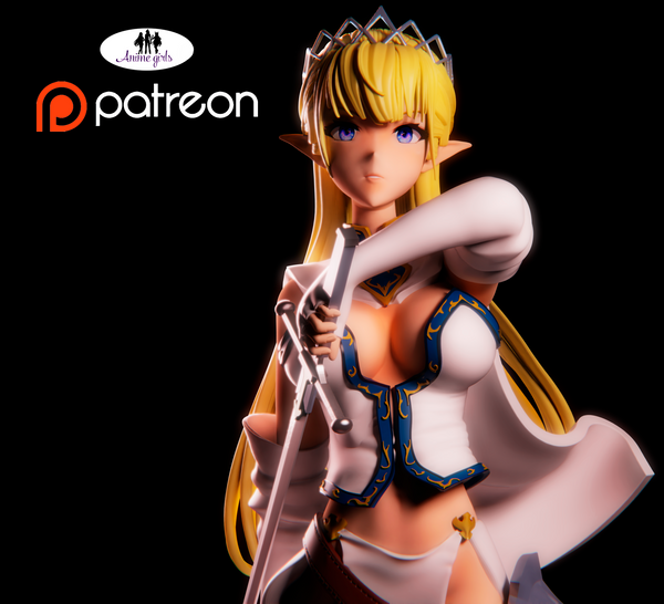 MN106 - NSFW Anime character, Seras Ashrain (Failure Frame), 3d stl instant download files
