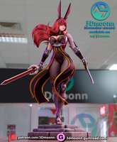 MN025 - Female character design, fairy tail wendy marvell, 3d stl resin print download files