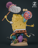 R329 - Cartoon Character design, Sponge Bob,, 3d STL resin print download files