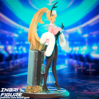 TU099 - Female Character design，Nikke Bunny Rupee ，3d STL resin print download files