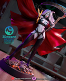 TU162- Female Character design,Lady Death，3d STL resin print download files