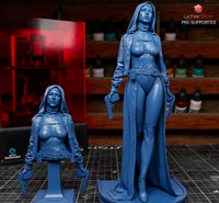 R114 - Drama character design, the sexy warrior nuns, 3d stl file instant download