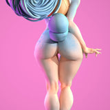 N014 - Anime character design, the waifumon squirtaline, Nxfw female character design, 3d stl file instant download