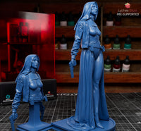 R114 - Drama character design, the sexy warrior nuns, 3d stl file instant download