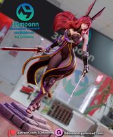 MN025 - Female character design, fairy tail wendy marvell, 3d stl resin print download files