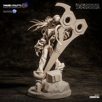 TU036 - Anime character design, Riyo Reaper - Gachiakuta, 3D Printer Files, 3d STL resin print download files