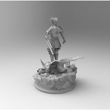 D039 - Comic Hero Character design files, Samurai T kill Bug vialliant, STL 3D model design print dropbox download file