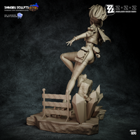 TU060 - Female Character design，Zhu Yuan from Zenless Zone Zero，3d STL resin print download files