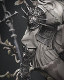 TU127 - Female Character design, Lenora Queen of Crows，3d STL resin print download files