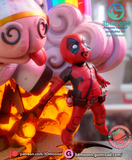 N018 - Marvel character model design stl file, The Female Deadpool statue design, 3d stl file instant download files