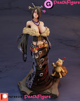 R092 - Games character design STL, The Lulu Sexi from Final Fantasy, 3D Stl model instant download files