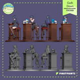 TU009 - Female Character design,Dawn from Pokémon，3d STL resin print download files