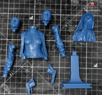 R114 - Drama character design, the sexy warrior nuns, 3d stl file instant download