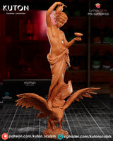 MN066 - NSFW female character design, Hebe the naked woman, 3d stl print files