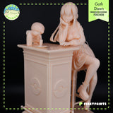 TU009 - Female Character design,Dawn from Pokémon，3d STL resin print download files