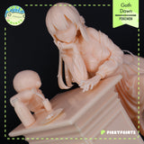 TU009 - Female Character design,Dawn from Pokémon，3d STL resin print download files