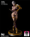 TU156 - Female Character design, Ivy Valentine，3d STL resin print download files