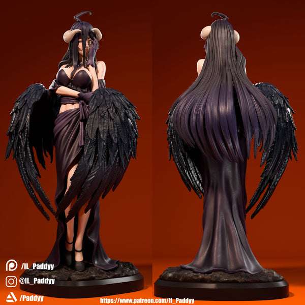 MN077 - Anime character design, Albedo, 3d stl print files