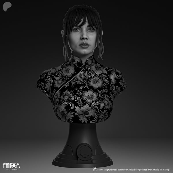TU197 - Legendary Character design,Ana_de_Armas，3d STL resin print download files