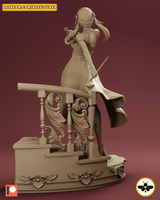 R019 - 3D STL model design download print  files, Anime character design, Yor Forger