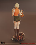 TU134- Female Character design, Ashley Graham，3d STL resin print download files