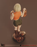 TU134- Female Character design, Ashley Graham，3d STL resin print download files